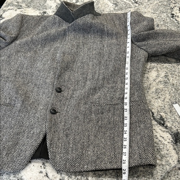 Elegant Charcoal Blazer for Men wool - Picture 12 of 13